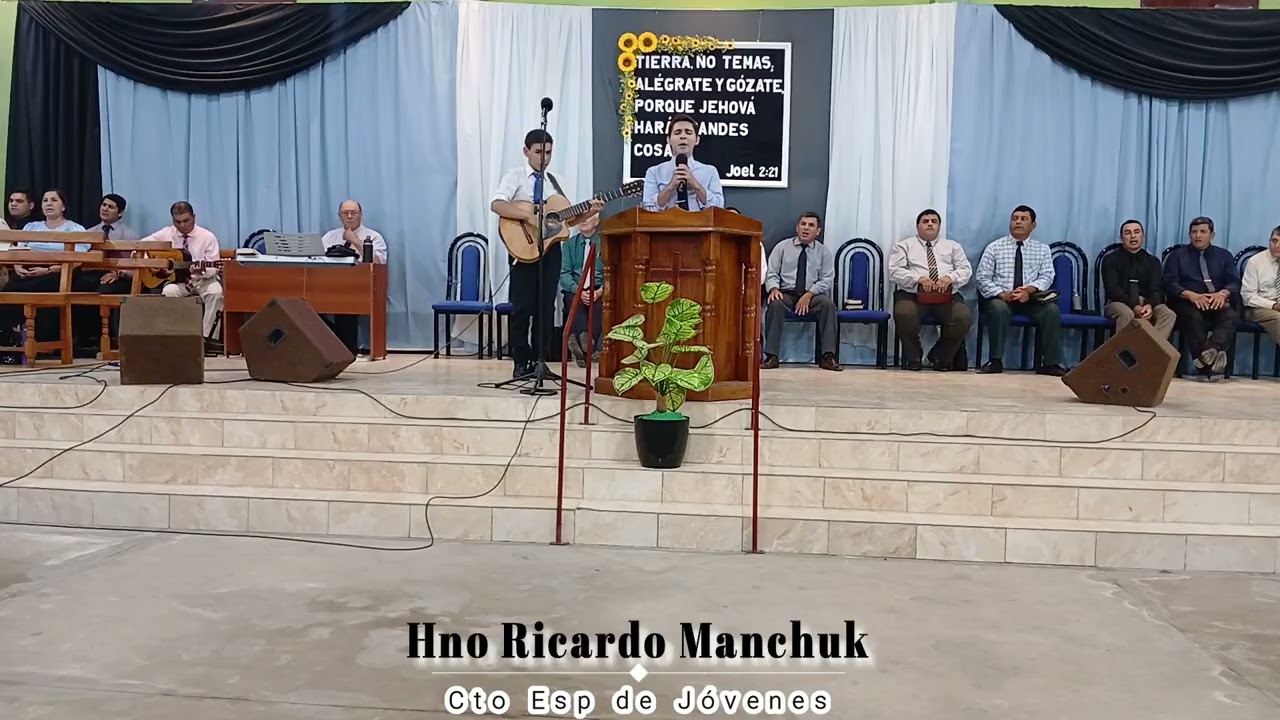 Hno Ricardo Manchuk - ICCE - B° S. Antonio (Charata Chaco) - Culto especial de Jovenes (2da Noche)🎶