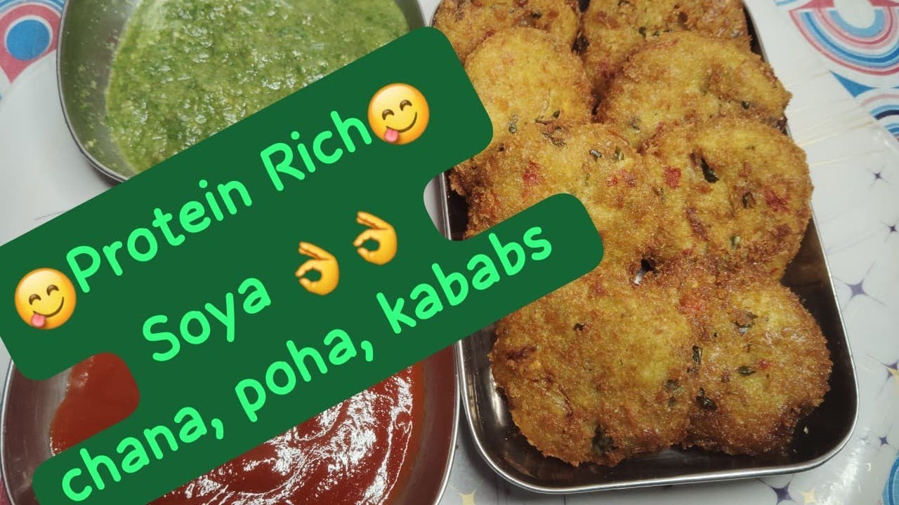  Sunday special #Protein Rich Shahi   Soya   Poha  Veg Kababs #cutletsrecipe #cooking #recipe # 