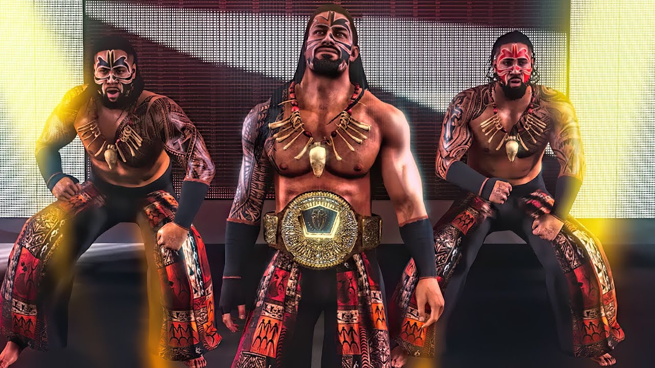 ROMAN REIGNS FORMS THE USO FAMILY SQUAD! | WWE 2K20 Universe Mods