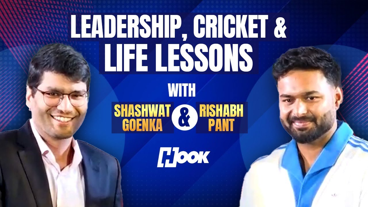 @RishabhPantYoutube17  On Leadership, Resilience & Cricket | Interview with Shashwat Goenka