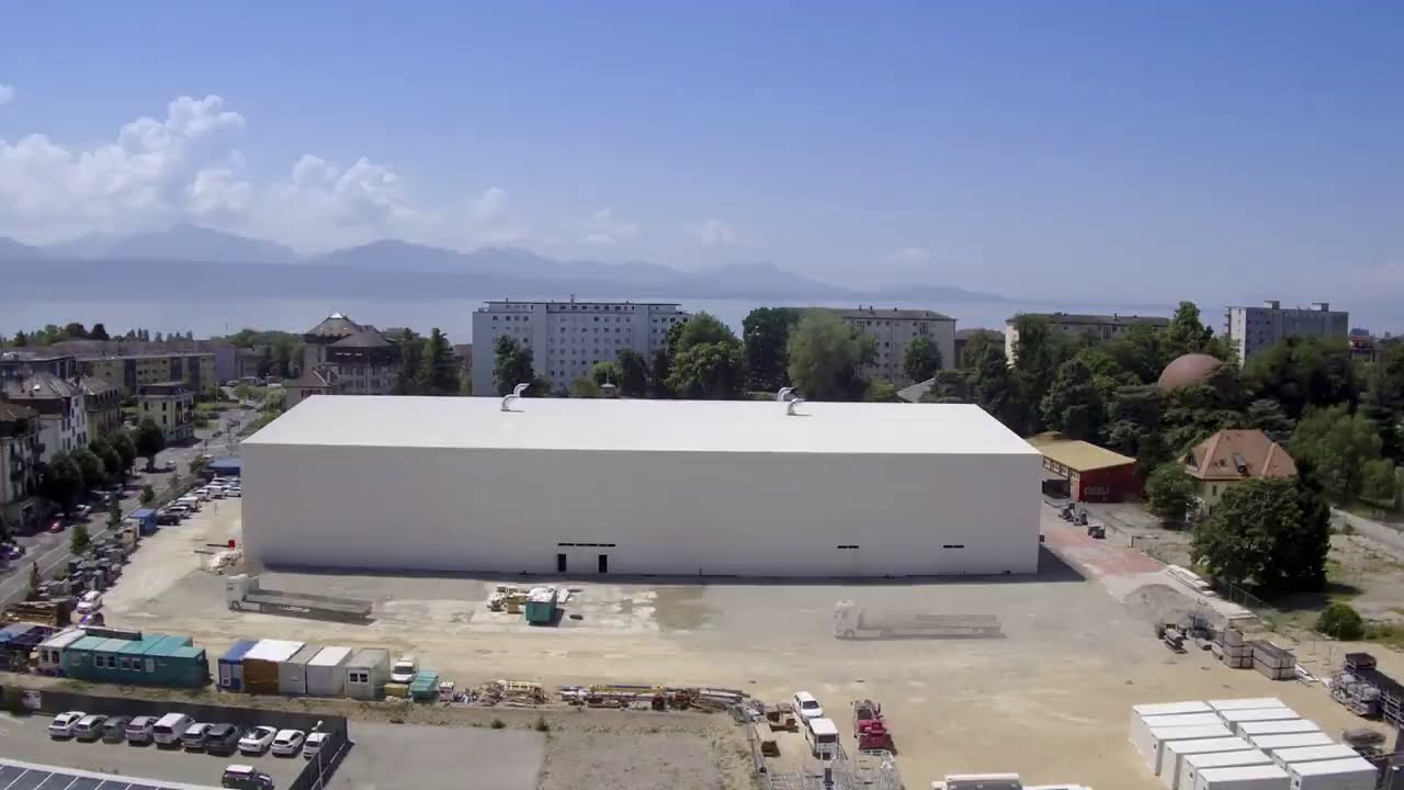 Ice Hockey Stadium in Lausanne Switzerland.
