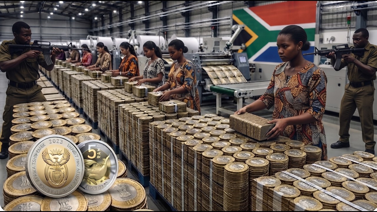 Inside the South African Mint:How Rand Coin Is Actually Made? (full Process)