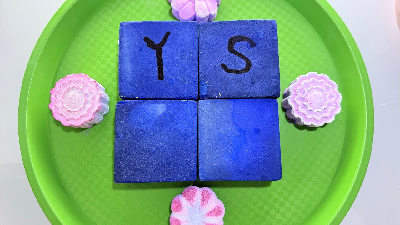 Chalk ASMR recorded by two people丨染色粉笔丨ASMR