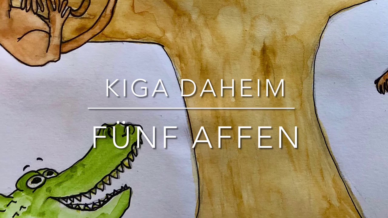 Fingerspiel: Fünf Affen