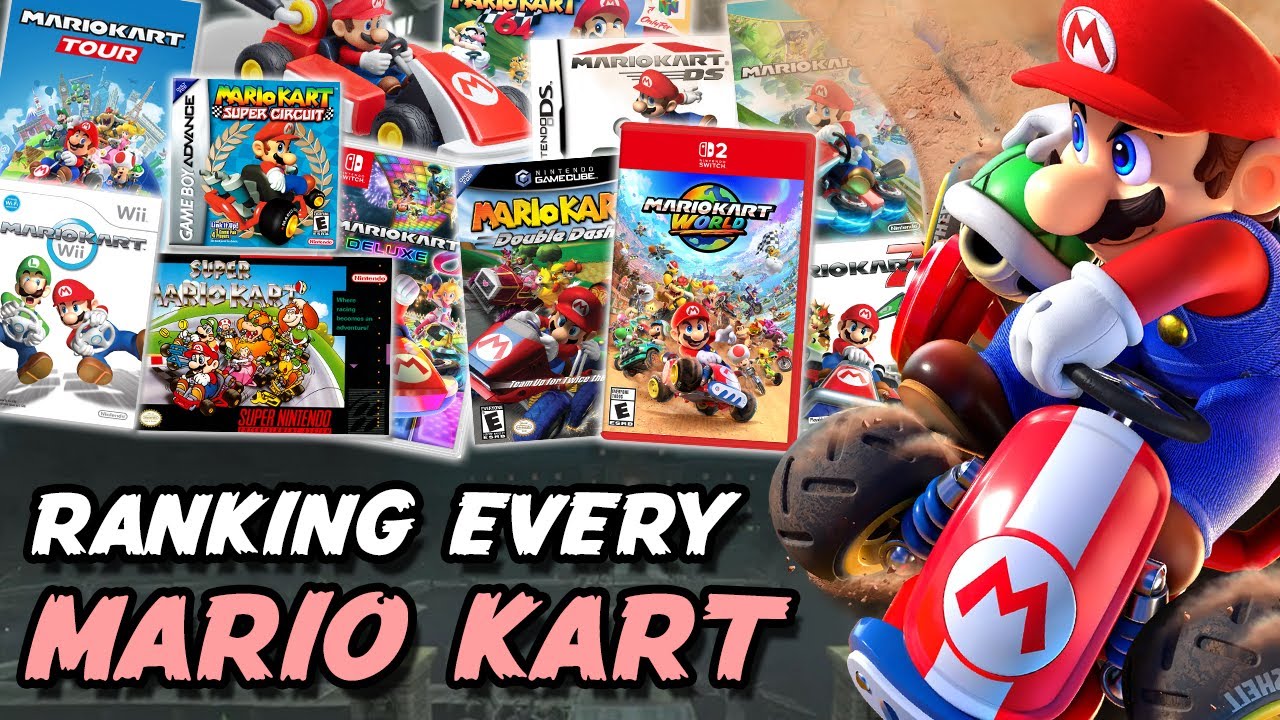 Рейтинг всех игр Mario Kart в 2025 году