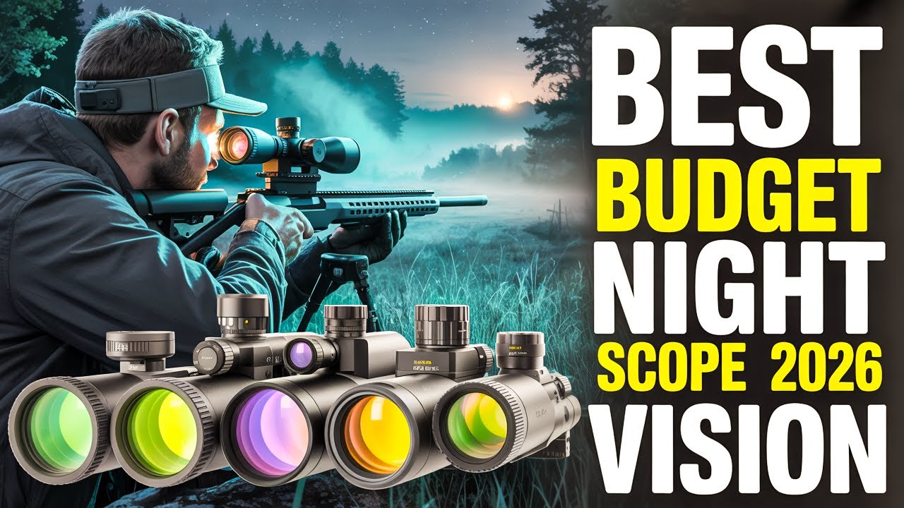 Top 6 Best Budget Night Vision Scopes 2026!🔥🔥