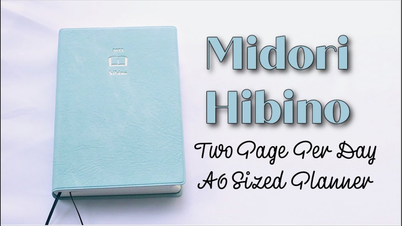 Midori Hibino | Two Page Per Day A6 Sized Planner