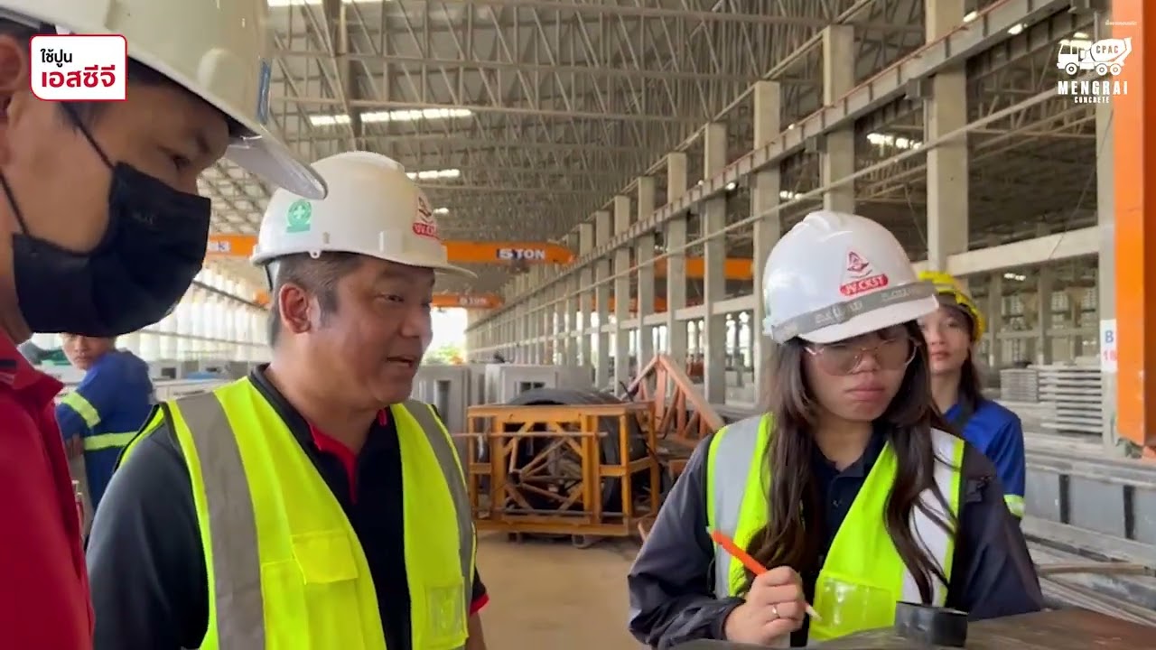 งานดึงลวด Box Girder (สะพานลอย) ทางรถไฟ ทางคู่สายเด่นชัย - เชียงราย - เชียงของ