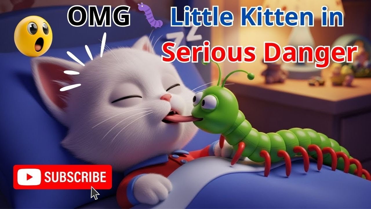 😲 OMG 🐛  Little Kitten in Serious Danger 😱 Unbelievable Bug Story😱 - Cat Meow Meow Hapy