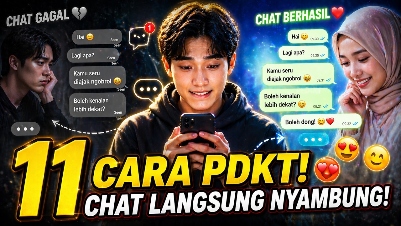 11 Cara PDKT Lewat Chat agar Doi Tertarik Denganmu