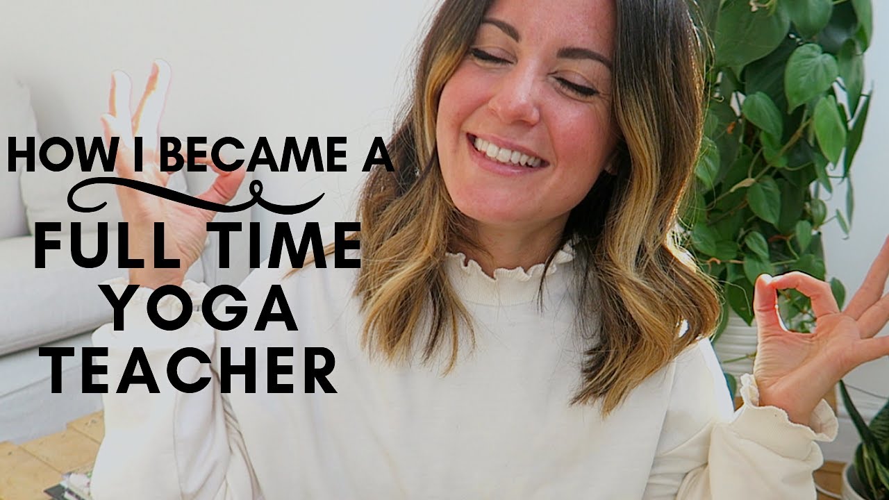 New yoga teachers DO THIS to teach yoga full time 🙏