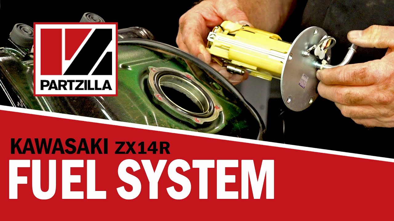Kawasaki ZX-14R Ninja Fuel Filter Change | Ninja Fuel Pump Installation | Partzilla
