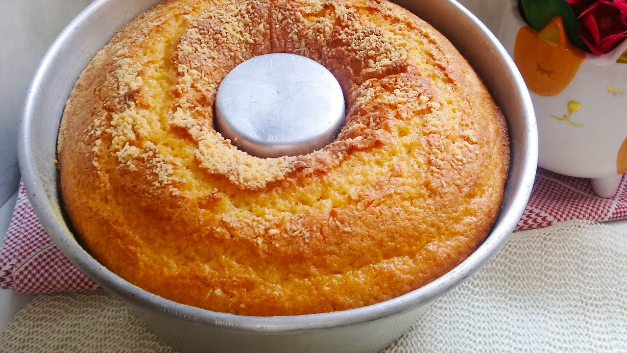 O segredo da vovó para o BOLO DE FUBÁ SEM TRIGO ficar bem fofinho e úmido! Bolo de liquidificador!