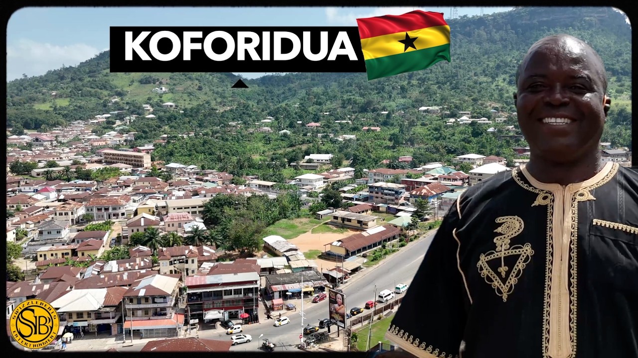 Koforidua Town Drone Tour 🇬🇭 | Bird’s-Eye Views of Eastern Ghana