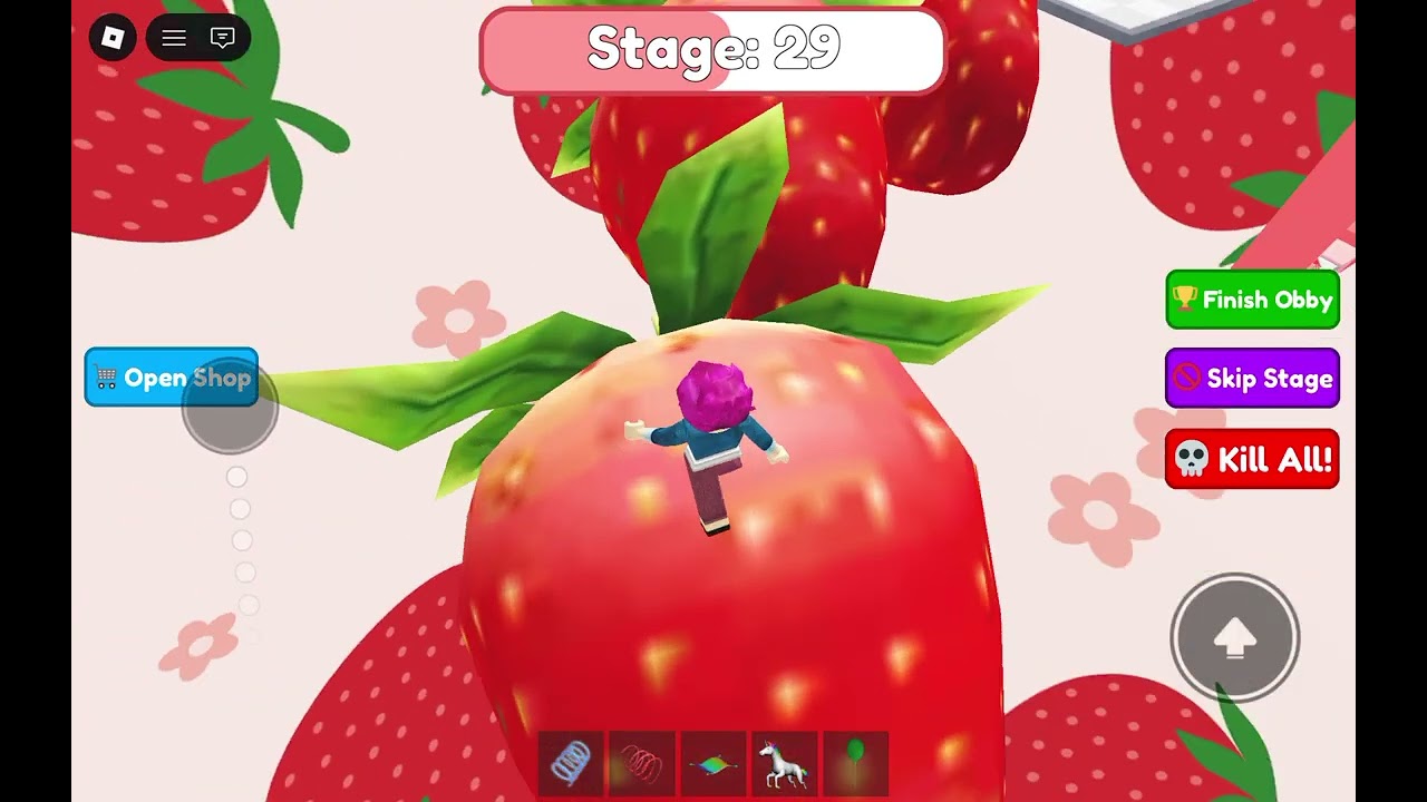 Red obby. 