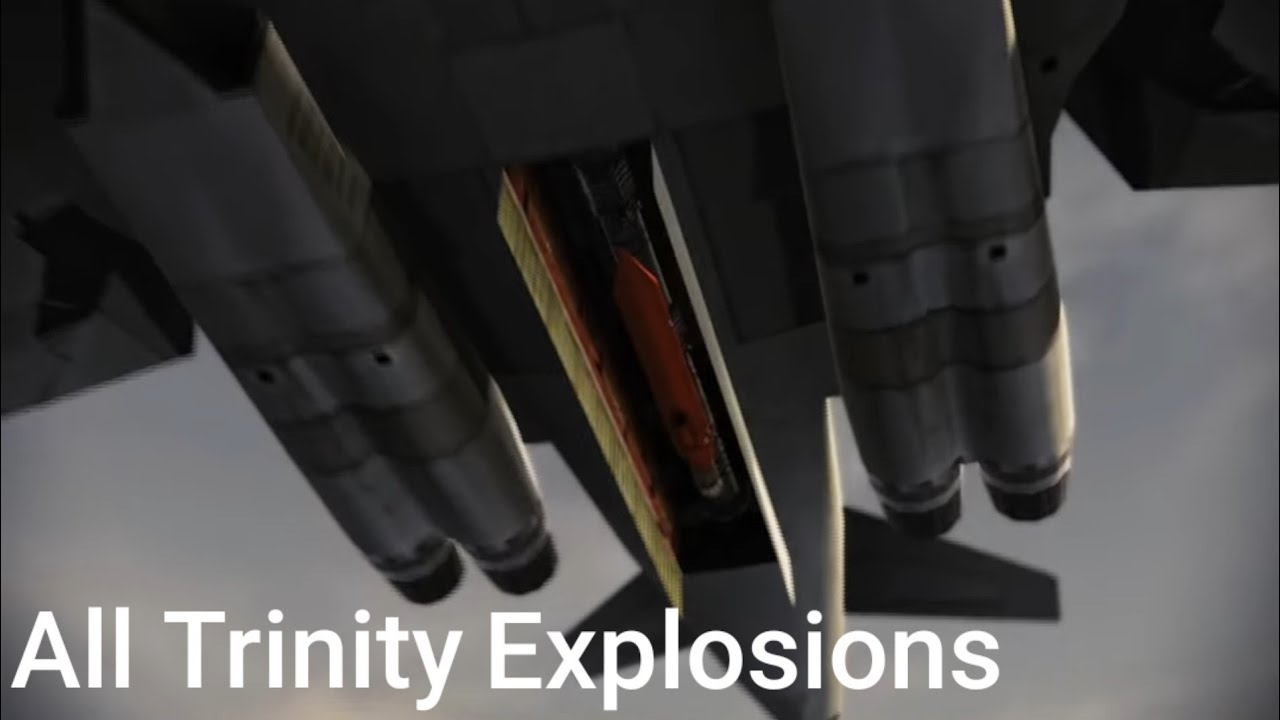 Ace Combat: Assault Horizon - All Trinity Explosions (Campaign)