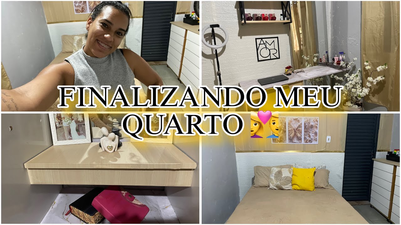 FINALMENTE FINALIZEI MEU QUARTO 💖