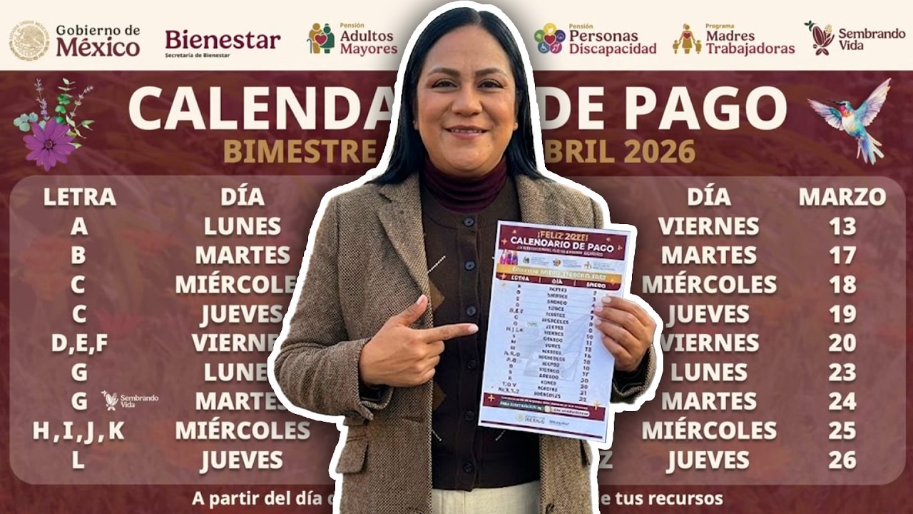 💥HOY MISMO❗️CALENDARIO DE PAGO MARZO PENSI&Oacute;N BIENESTAR $6,400 PARA 65 Y M&Aacute;S