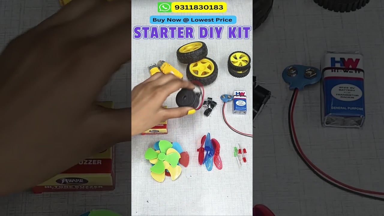 Starter DIY Electronic Kit | Useful Electronics Projects Kit | Beginner Electronics Projects Kit