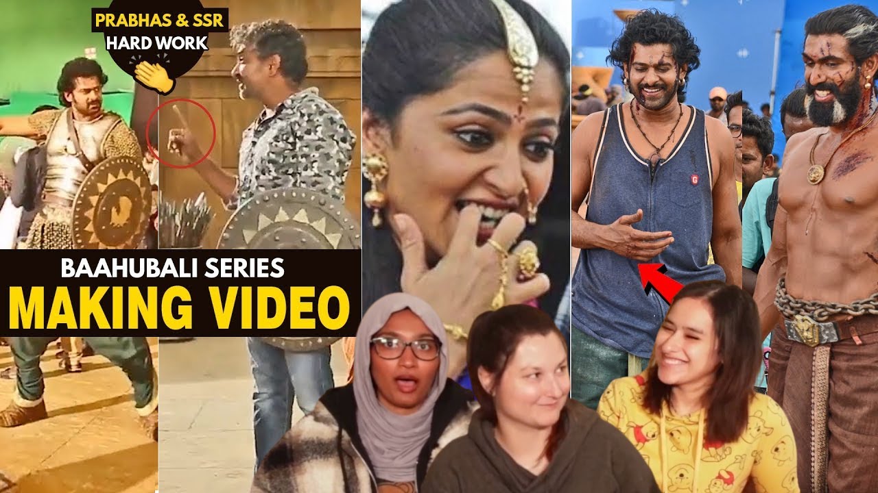 Amercians' react to Baahubali 2 BTS 🔥| Prabhas & Ss Rajamouli Hard Work | Anushka Shetty | Rana D