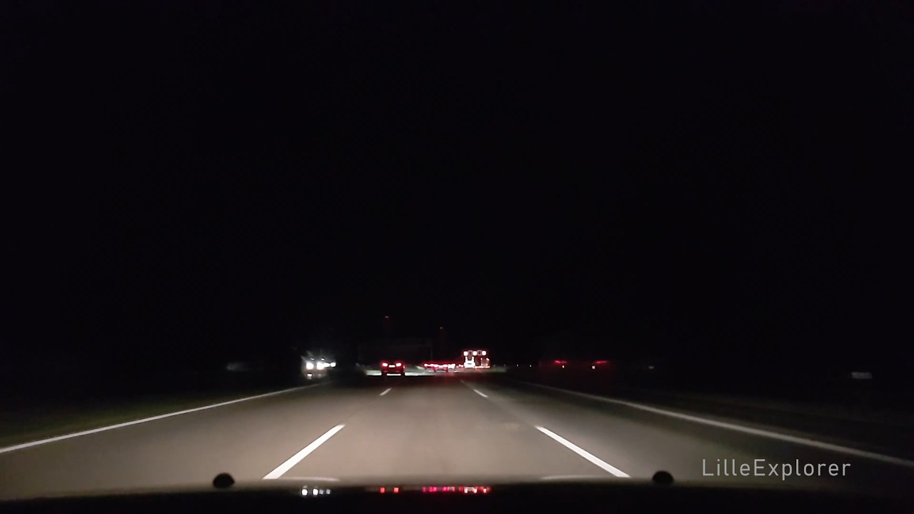 Boring night drive, from the tip of Denmark to NL in 7.5 hours