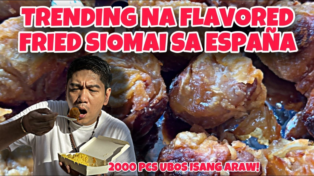 TRENDING FLAVORED SIOMAI TURMERIC RICE SA ESPANYA | MANILA STREET FOOD