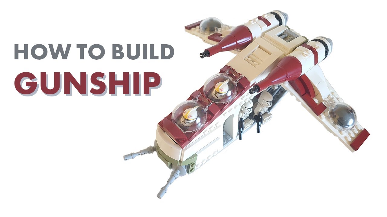 LEGO Star Wars Republic Gunship MOC | Building Instructions