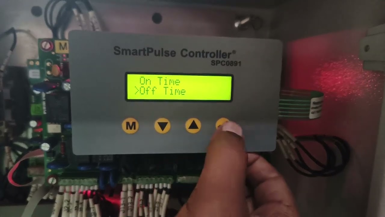 SmartPulse Controller SPC0891 Parameters Settings, sequential timer, Bagfilter timer card, password