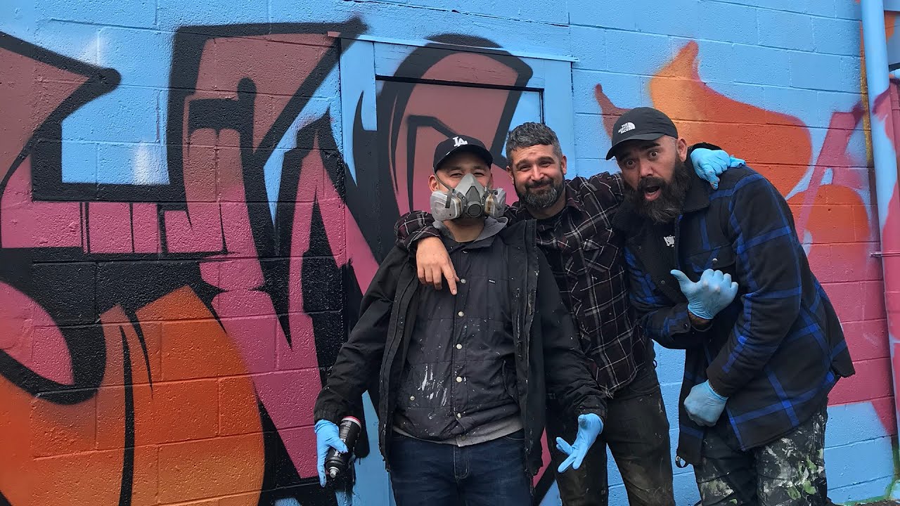 Phat One, Berst & Askew One - Unitec wall 2019