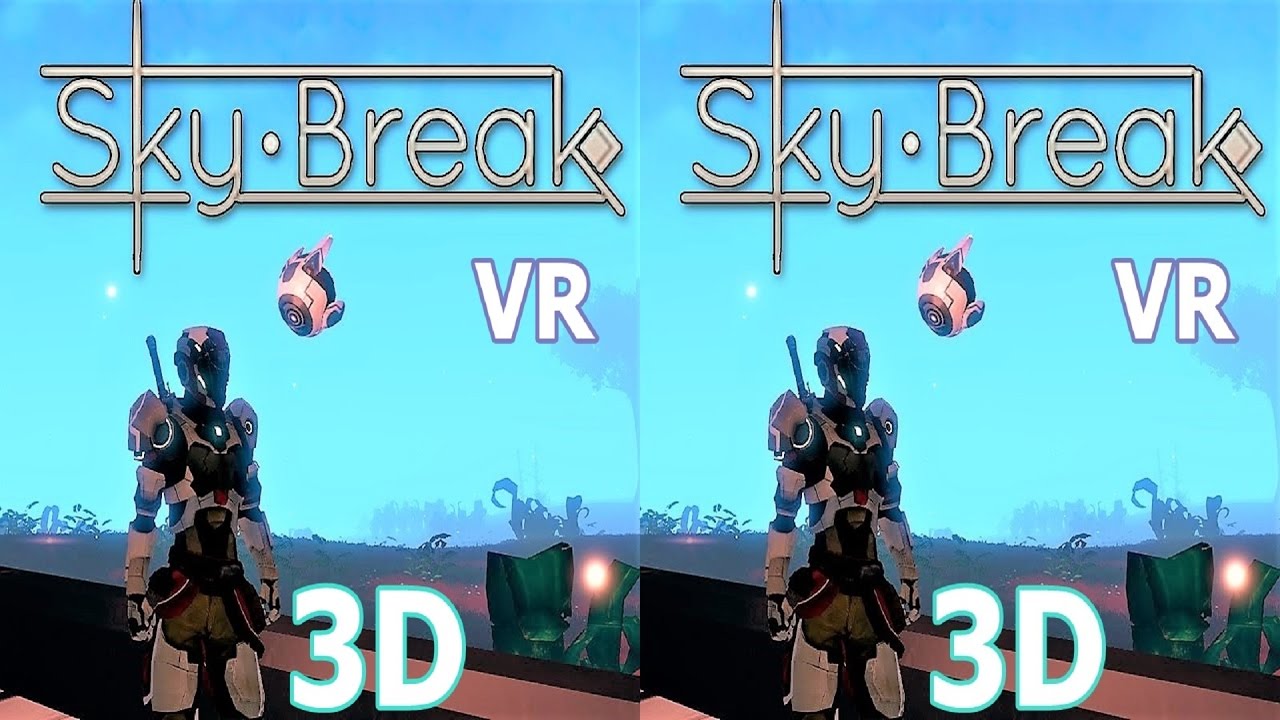 3D VR video Sky Break 3D SBS google cardboard