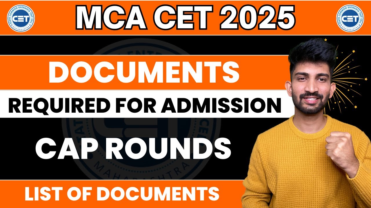 MCA Documents Required for Admission Process 2025 | Documents Required for Mca Admission 2025