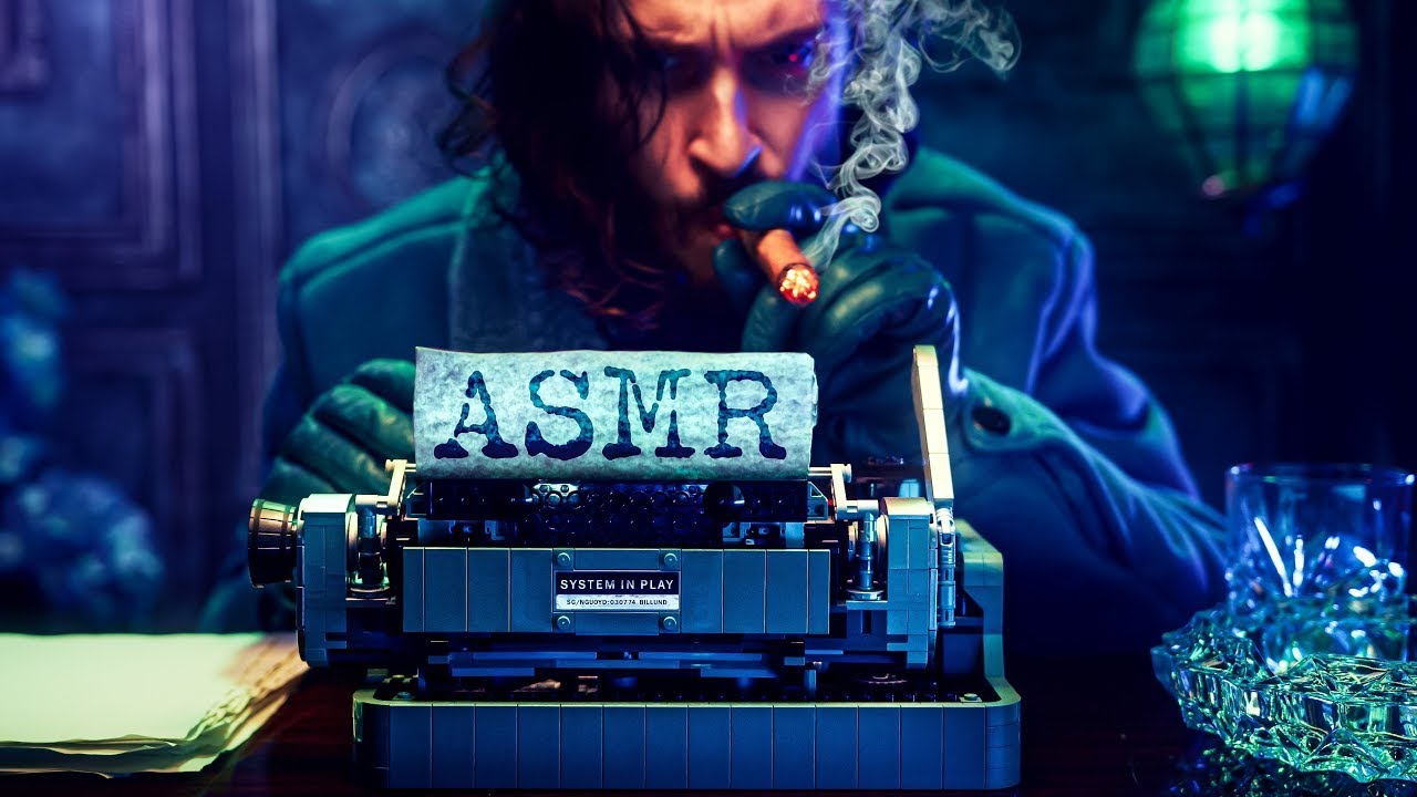 Typing on a LEGO Typewriter | ASMR No Talking