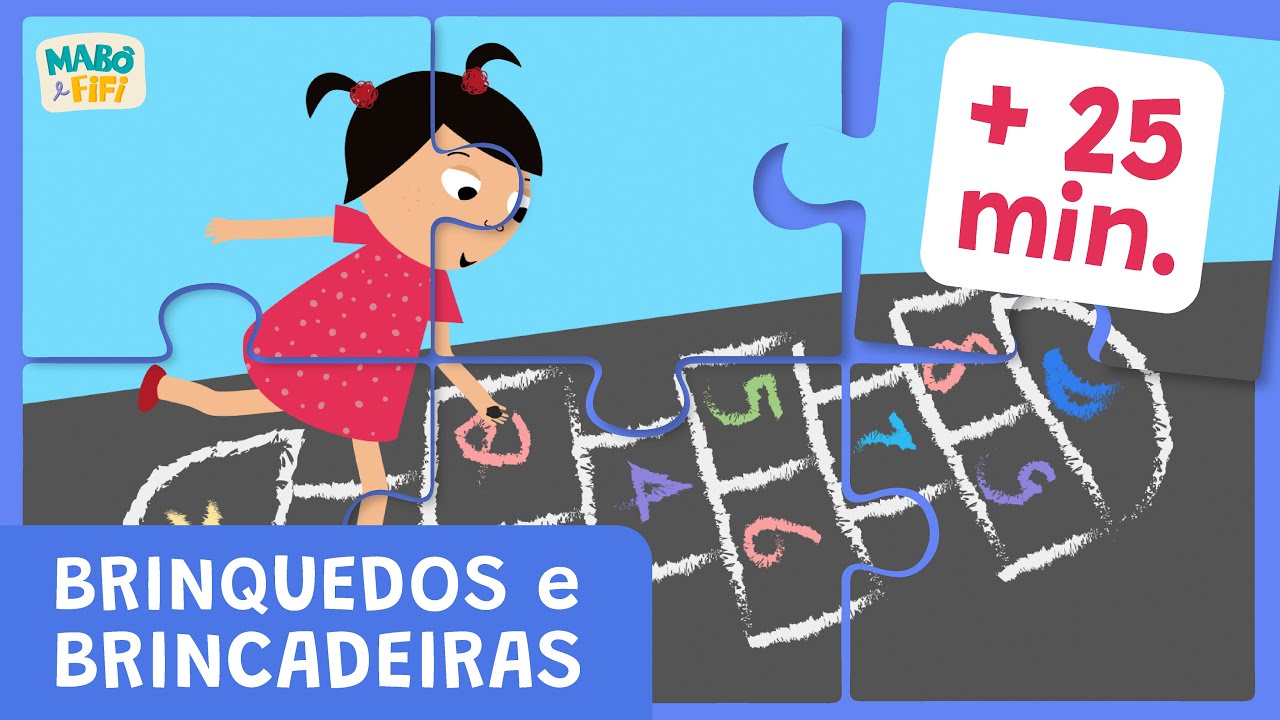 BRINQUEDOS E BRINCADEIRAS – Série Quebra-cabeça | Roda Pião + brincadeiras e canções para dançar.