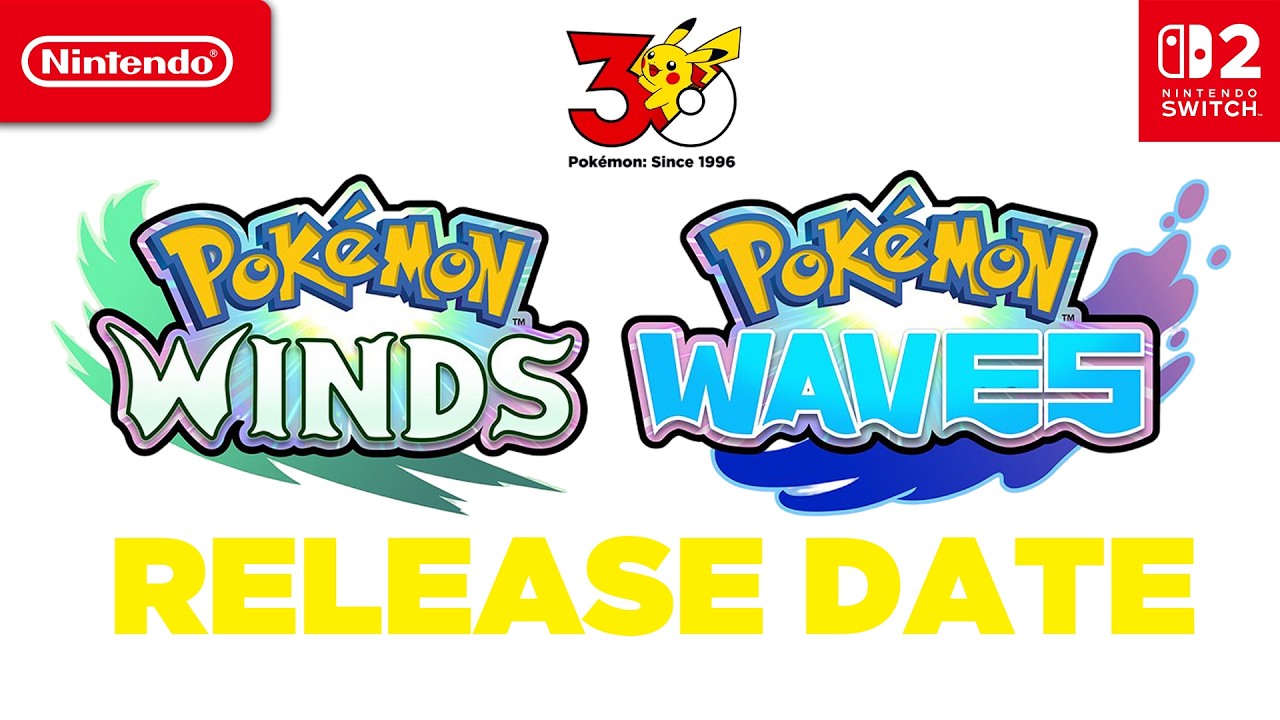 Информация о дате выхода игры Pokemon Winds & Waves просочилась в сеть.