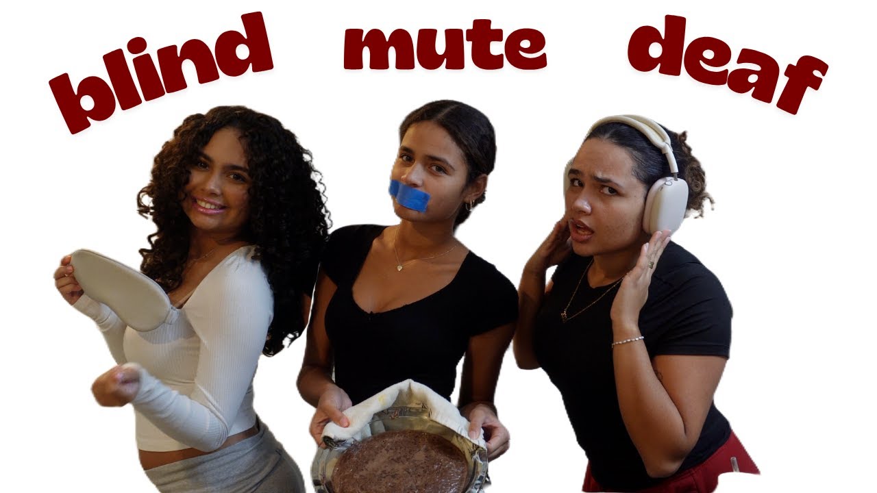 Blind, Deaf, Mute Challenge: BAKING EDITION!