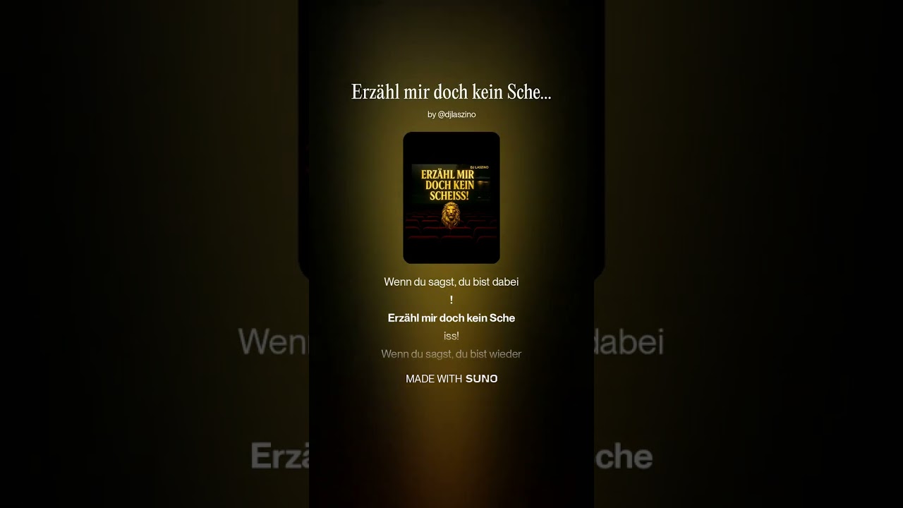 Erzähl mir doch kein Scheiss