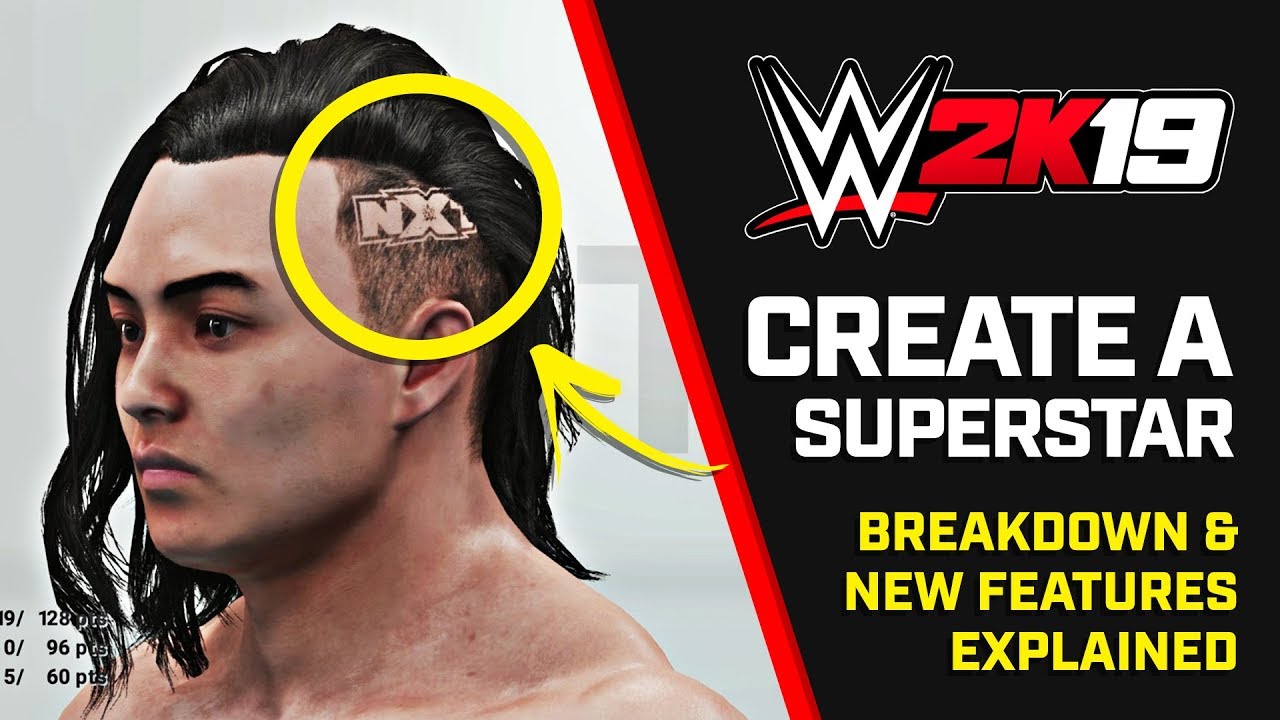 WWE 2K19 Create a Superstar - Breakdown & New Features (Early Footage)
