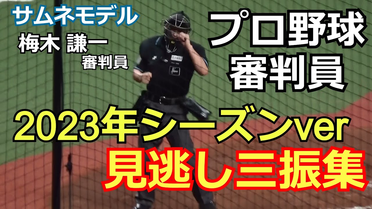 【2023年シーズンver】NPB審判員による見逃し三振集【すべて現地撮影 27分強】