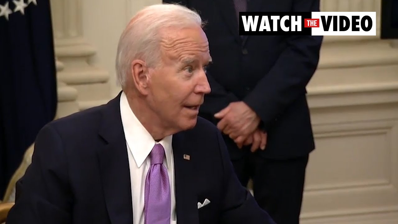 Biden snaps at reporter: 
