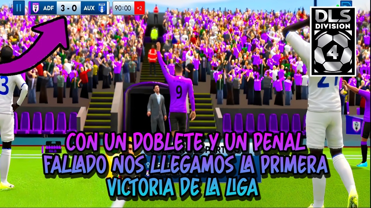 ADFC VS AUXERRE J1 CUARTA DIVISION || Dream League Soccer 2026 || 💜AizenDenix⚡