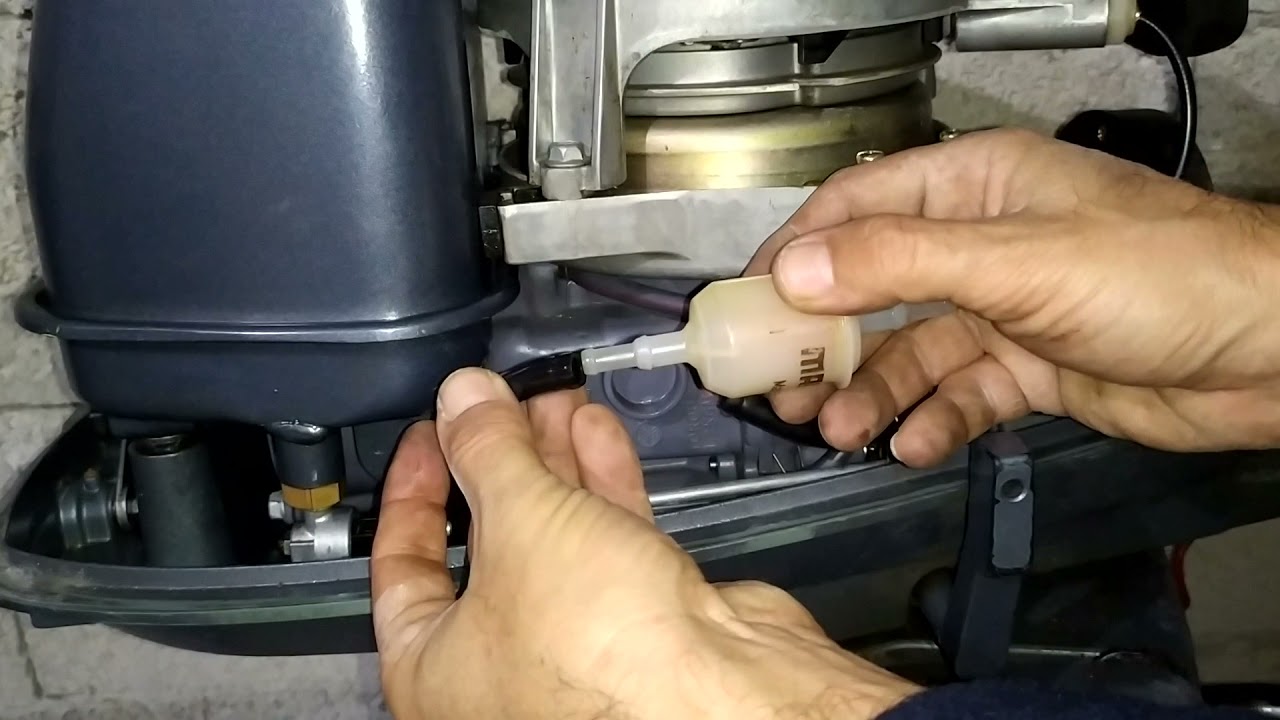5 hp iki zamanlı yamaha dıştan takma motor yakıt (benzin) flitresi arızası ve pratik çözümü