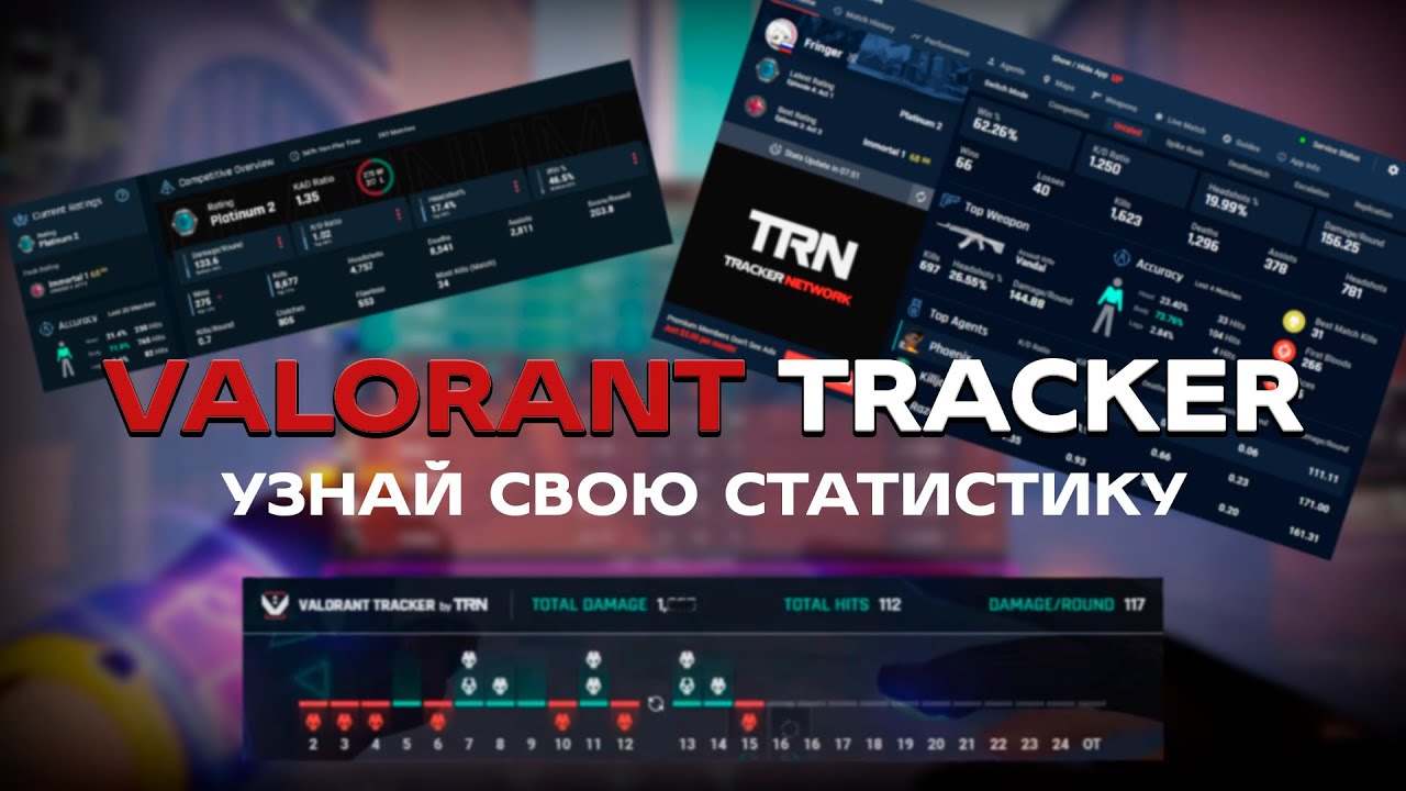 VALORANT TRACKER.GG - Как отследить свою статистику?Как узнать ранги оппонентов в валорант?