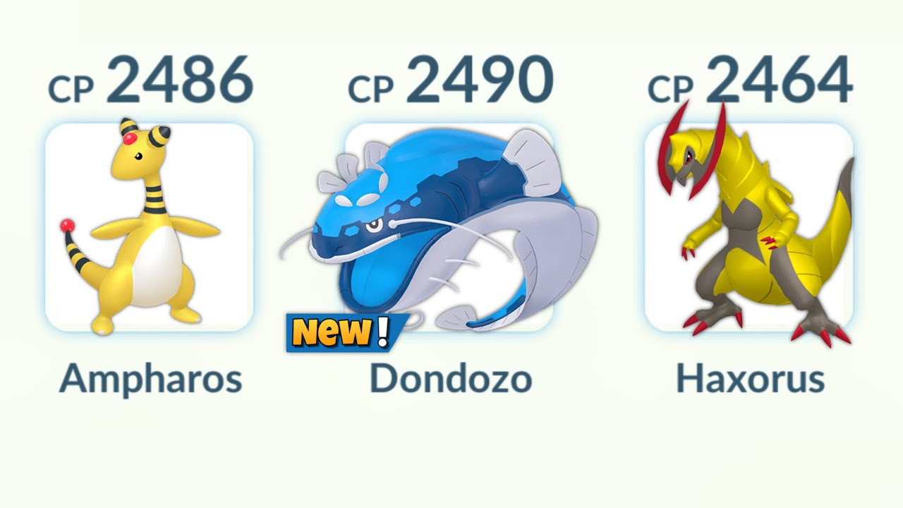 using *NEW* DONDOZO in Pokemon Go Battle League.