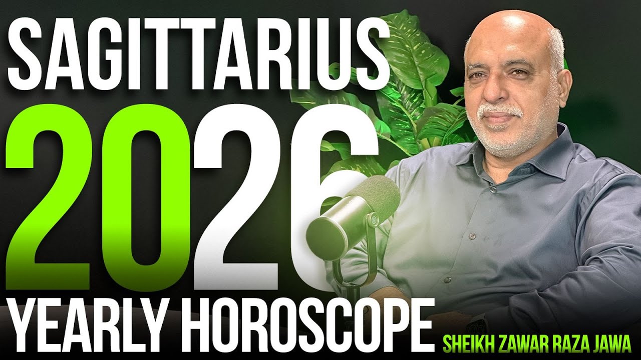 Sagittarius 2026 Horoscope | Sagittarius Yearly Horoscope by Raza Jawa - Career, Finance, & Marriage