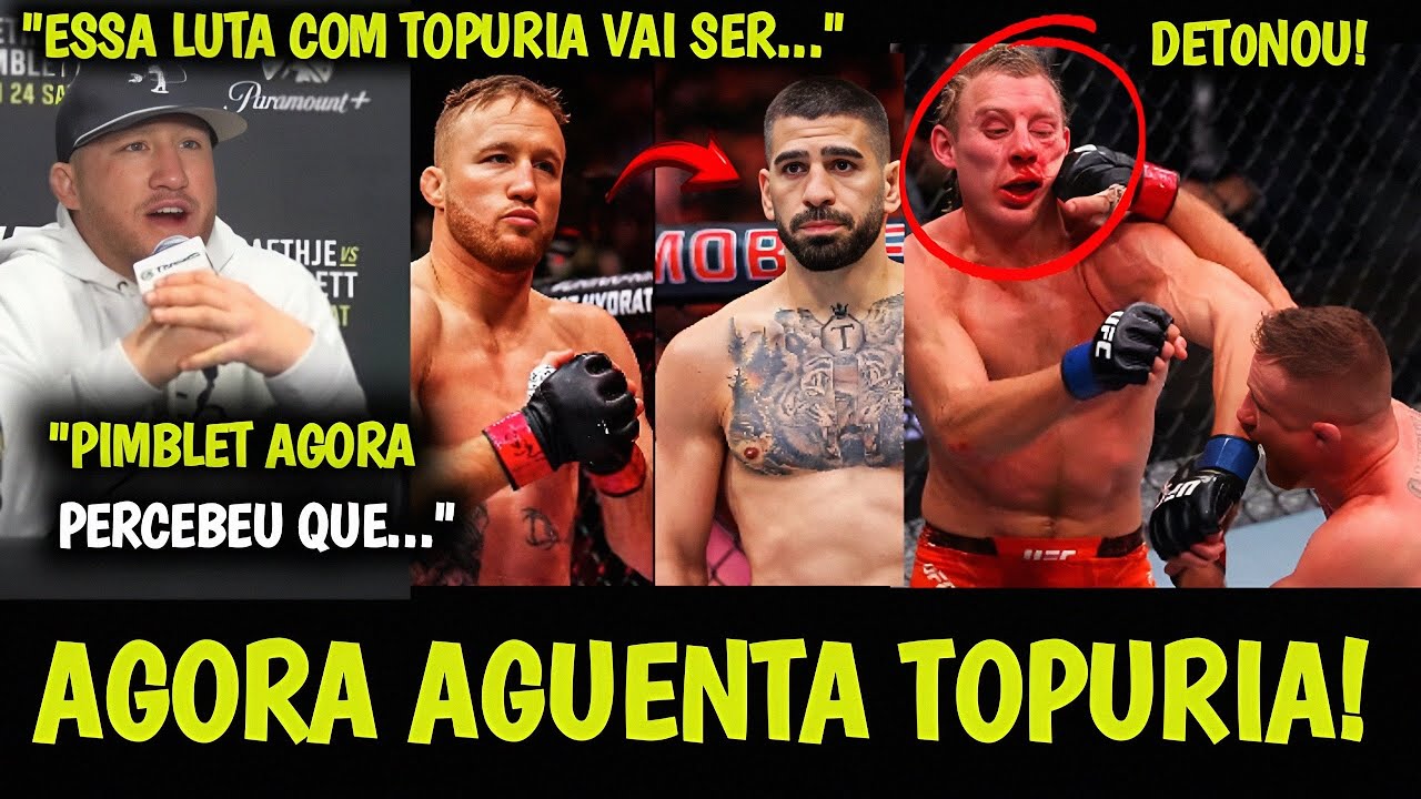 URGENTE🚨Gaethje FAZ REVELAÇÕES sobre Pimblet APÓS LUTA e MANDA A REAL sobre PRÓXIMA LUTA com Topuria