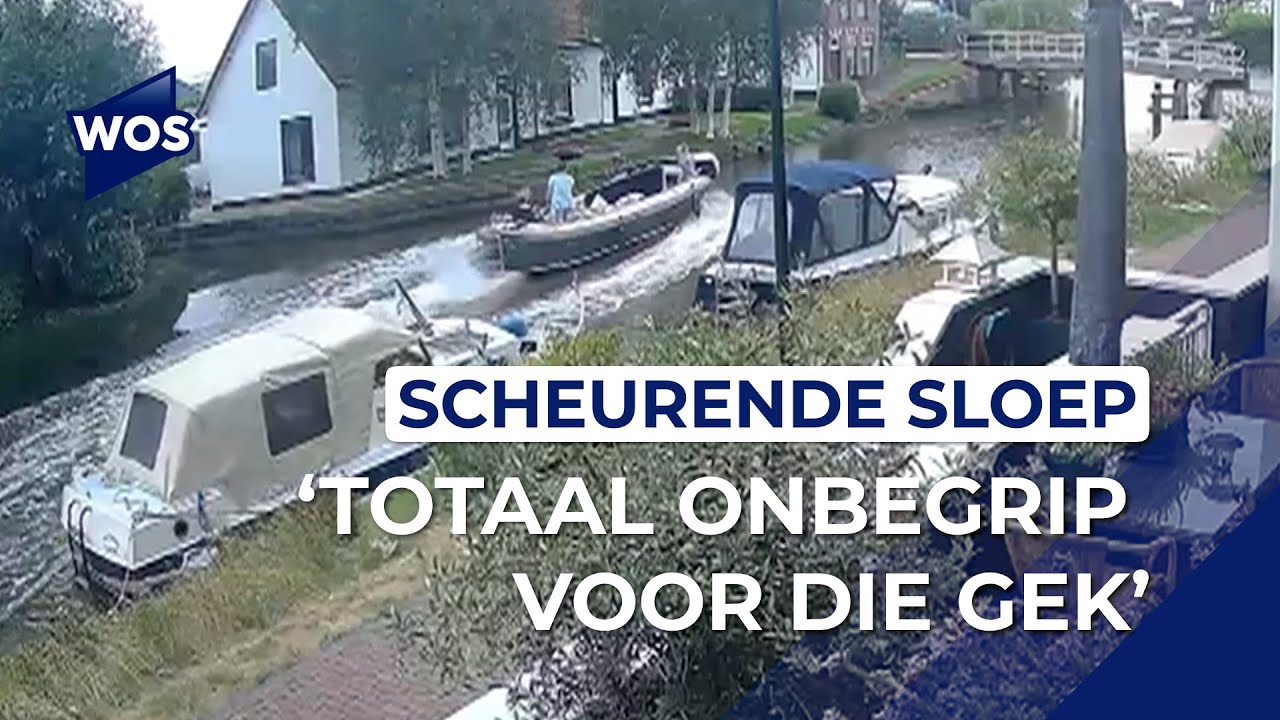 Scheurende sloep zorgt voor meer ellende: 'Wat een gek zeg'