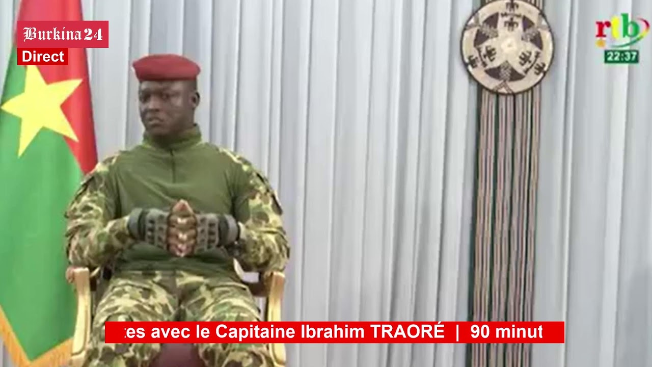 {DIRECT} Grand entretien : 90 minutes avec le Capitaine Ibrahim TRAORÉ