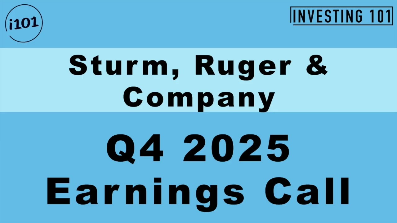 Sturm, Ruger & Company Q4 2025 Earnings Call