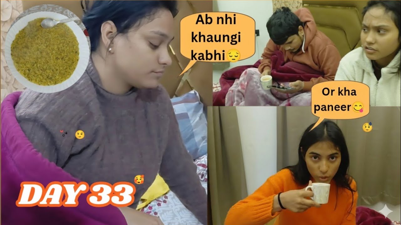 DAY 33 Meri tabiyat phirse khrab ho gayi😔 || Sangi Rawat || SR033