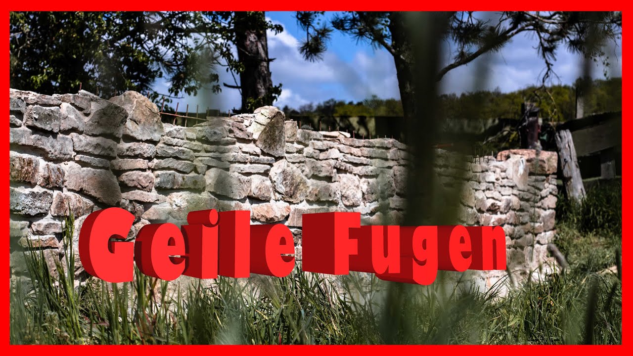How to: GEILE FUGEN in der NATURSTEINMAUER | schnell+einfach